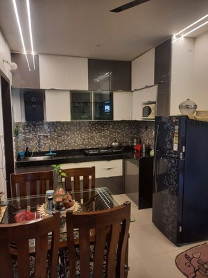 Kitchen in 1 BHK Apartment at Kumar Samruddhi Society, Vishrantwadi – for Rent