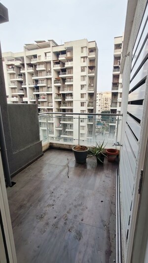 Balcony in 3 BHK Apartment at Paranjape Azure, Tathawade – for Rent