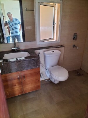 Bathroom in 2 BHK Apartment at Pyramid Fusion Homes, Sector 70a – for Rent