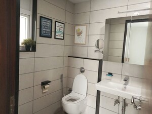 Bathroom in 3 BHK Apartment at Jayabheri The Summit, Narsingi – for Rent