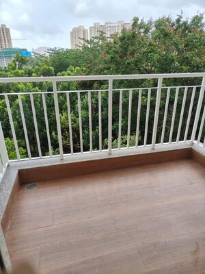 Balcony in 2 BHK Apartment at Lodha Amara, Kolshet Road – for Rent