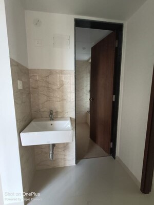 Bathroom in 2 BHK Apartment at Shapoorji Pallonji Sensorium, Hinjewadi – for Rent