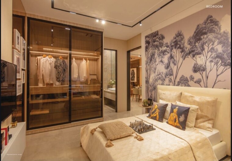Bedroom, transcon-triumph-tower-2 2 Bedroom 649 Sq.Ft. Apartment In Andheri West Mumbai 10718522