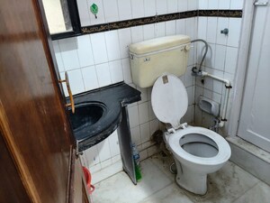 Bathroom in 2 BHK Apartment at  Army Welfare CHS, Nerul – for Rent