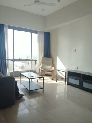 Living Room in 1 BHK Apartment at Lodha Seamont, Malabar Hill – for Rent