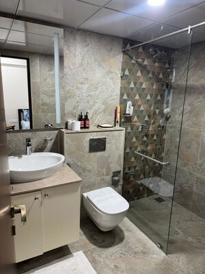 Bathroom in 3 BHK Apartment at Indra Nagar – for Rent