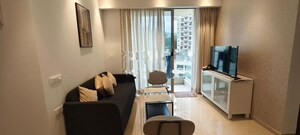 Living Room in 2 BHK Apartment at Hiranandani Highland, Powai – for Rent