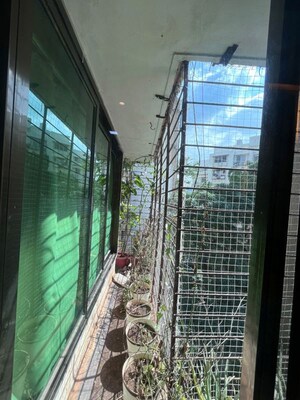 Balcony in 3 BHK Apartment at Andheri West – for Rent