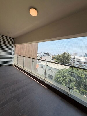 Balcony in 4 BHK Apartment at Ulsoor Lake – for Rent