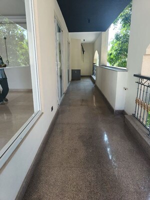 Balcony in 4 BHK Builder Floor at Green Park – for Rent