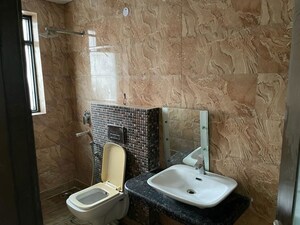 Bathroom in 3 BHK Builder Floor at Auram Floor, South City 2 – for Rent