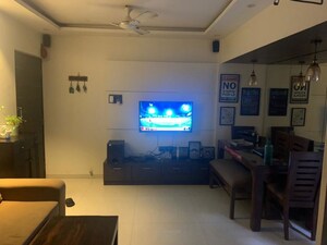 Living Room in 2 BHK Apartment at Gurukrupa Marina Enclave, Malad West – for Rent