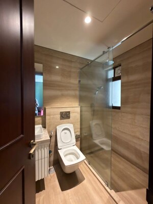 Bathroom in 3 BHK Apartment at Prestige Leela Residency, Kodihalli – for Rent