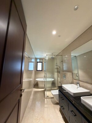 Attached Bathroom in 3 BHK Apartment at Prestige Leela Residency, Kodihalli – for Rent