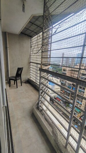 Balcony in 2 BHK Apartment at Tulsi Aura Mumbai, Ghansoli – for Rent