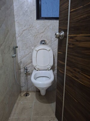 Bathroom in 1 BHK Apartment at Tulsi Aura Mumbai, Ghansoli – for Rent