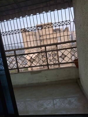 Balcony in 1 BHK Apartment at Tulsi Aura Mumbai, Ghansoli – for Rent