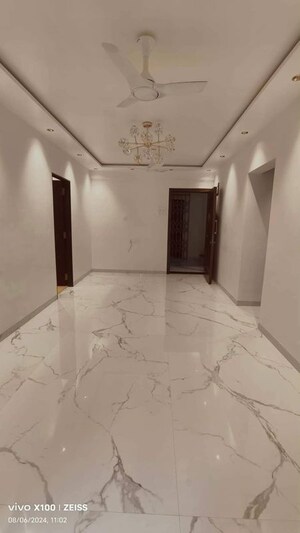 Living Room in 1 BHK Apartment at Shakti Aura, Ghansoli – for Rent
