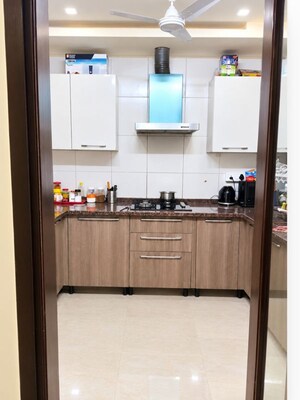 Kitchen in 3 BHK Builder Floor at Greater Kailash I – for Rent