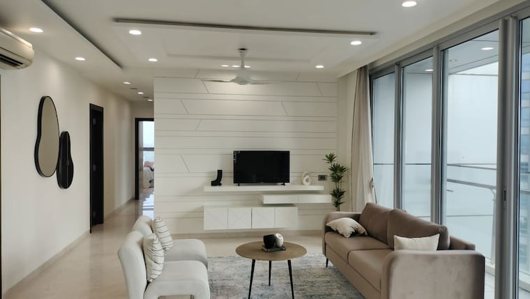 Living Room, oberoi-exquisite-goregaon 3 Bedroom 1250 Sq.Ft. Apartment In Goregaon East Mumbai 10718935