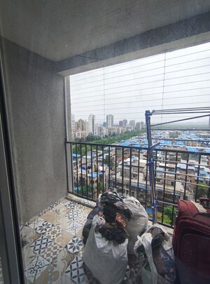 Balcony in 1 BHK Apartment at Shakti Aura, Ghansoli – for Rent