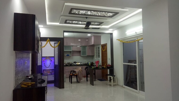 Kitchen, crown-whistling-woods 3 Bedroom 1735 Sq.Ft. Apartment In Kokapet Hyderabad 10718941