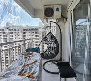 Balcony in 3 BHK Apartment at Puravankara Palm Beach, Hennur – for Sale