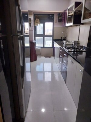 Kitchen in 2 BHK Apartment at Marol Hill View Apartment, Andheri East – for Rent
