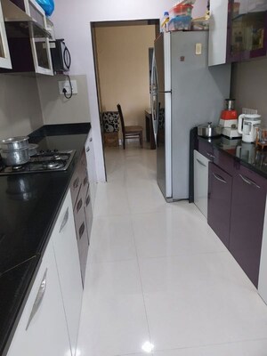 Kitchen in 2 BHK Apartment at Marol Hill View Apartment, Andheri East – for Rent