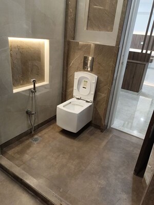 Bathroom in 4 BHK Builder Floor at Kakatiya Hills, Jubilee Hills – for Rent