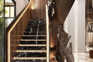 Staircase in 3 BHK Villa at Kovaipudur – for Sale