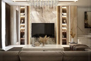 Living Room in 3 BHK Villa at Kovaipudur – for Sale