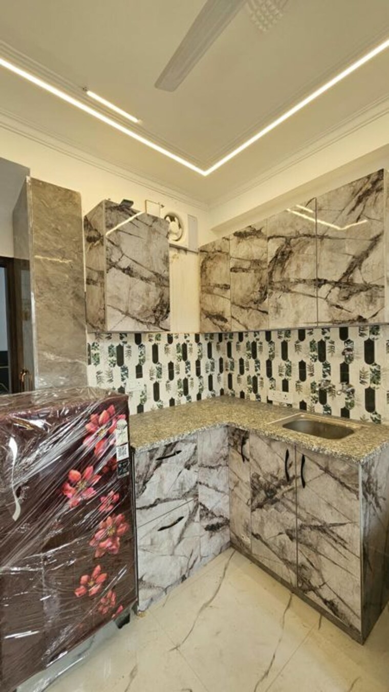 Kitchen, neb sarai 1 Bedroom 450 Sq.Ft. Builder Floor In Neb Sarai Delhi 10719071