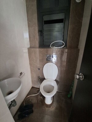 Washroom in 1 BHK Apartment at Shapoorji Pallonji Joyville, Virar West – for Rent