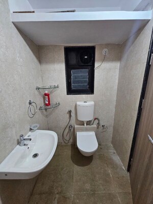 Bathroom in 2 BHK Apartment at Leo Eminence, Bandra East – for Rent