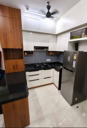 Kitchen in 1 BHK Apartment at Lodha Crown Quality Homes, Majiwada – for Rent