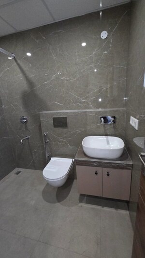 Bathroom in 4 BHK Apartment at Skyline Elevate, Ramgarh Bhudda – for Rent