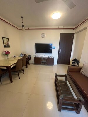 Living Room in 2 BHK Apartment at Sunteck Avenue 2, Goregaon West – for Rent