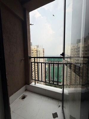 Balcony in 1.5 BHK Apartment at Runwal Gardens, Dombivli East – for Rent