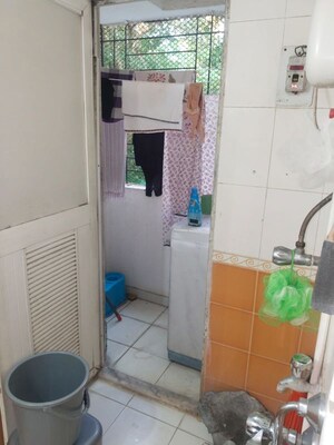 Bathroom in 1 BHK Apartment at Vijay Garden, Ghodbunder Road – for Rent