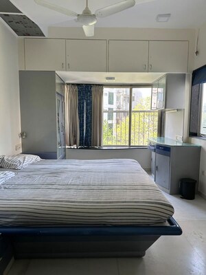 Bedroom in 2 BHK Apartment at Prescon Midtown Bay, Mahim West – for Rent