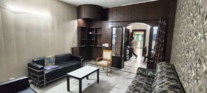 Living Room in 3 BHK Builder Floor at Omaxe Designer Villas Mayfield Garden, Sector 51 – for Rent