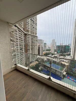 Balcony in 3 BHK Apartment at LnT Crescent Bay T3, Parel – for Rent
