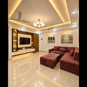 Living Room in 3 BHK Builder Floor at Ace City, Sector 1 Greater Noida – for Sale