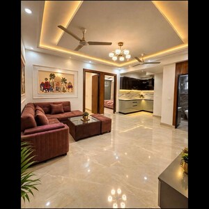 Living Room in 3 BHK Builder Floor at Ace City, Sector 1 Greater Noida – for Sale