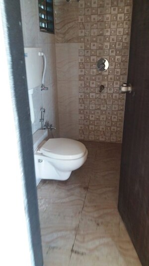 Bathroom in 1 BHK Apartment at Krishnai Tower, Ghansoli – for Sale
