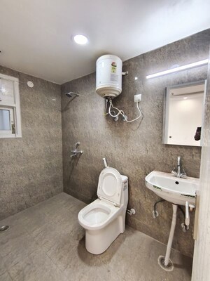 Bathroom in 3 BHK Apartment at Sector 10a – for Rent