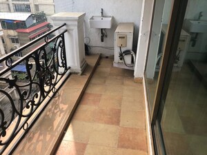 Balcony in 4 BHK Apartment at Hicons Classic, Khar West – for Rent