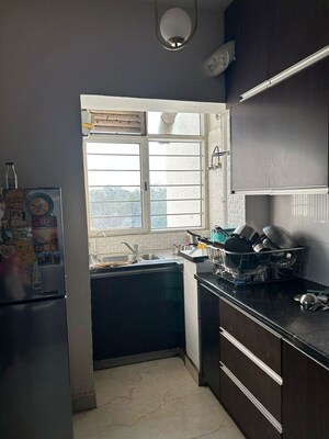 Kitchen in 3 BHK Apartment at Trident Embassy, Sector 1 Greater Noida – for Rent