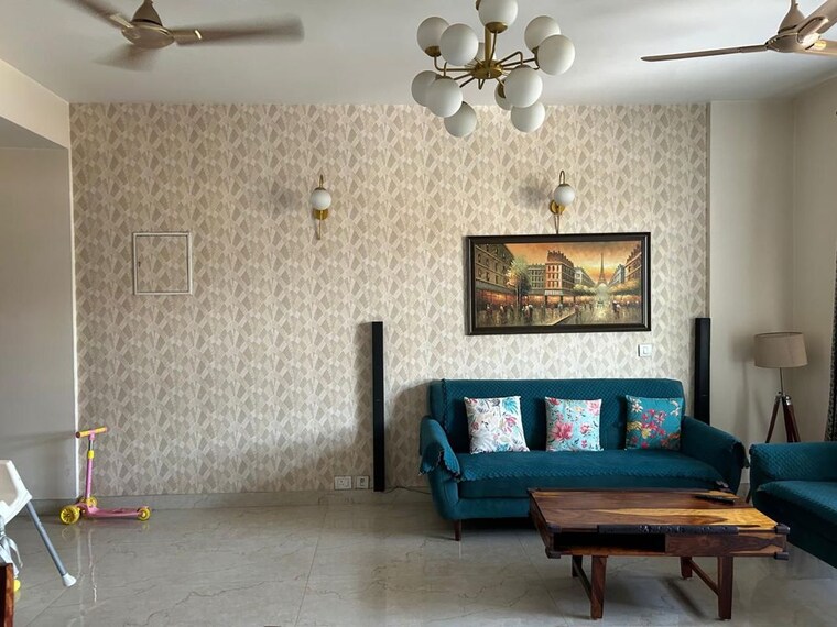 Living Room, trident-embassy 3 Bedroom 1375 Sq.Ft. Apartment In Sector 1 Greater Noida Greater Noida 10719396